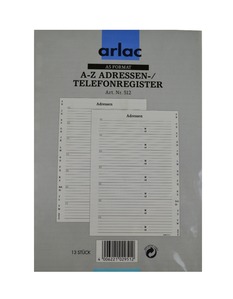 ARLAC Adress-/Telefonregister 512