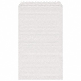 Papierflachbeutel weiß