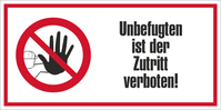 Verbotszeichen 752