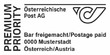 Bar freigemacht Stempel - klein