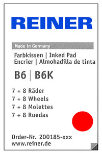 REINER Filzfassung  B6 8-stellig