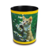 Läufer Motiv-Poster Papierkorb Katze mit Blume 26653   - klein