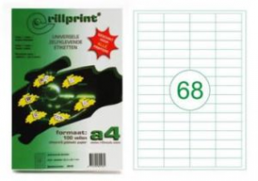 Rillstab Rillprint Etiketten 59101