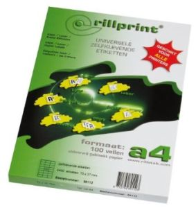 Rillstab Rillprint Etiketten 59118