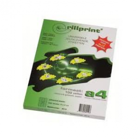 Rillstab Rillprint Etiketten 59128