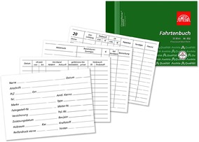 OMEGA 832 Fahrtenbuch A6 quer 50 Blatt