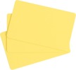100 Stk. EVOLIS Plastikkarten gelb, Lebensmittelzertifiziert - klein