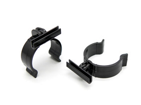 EVOLIS Kartenhalter für Flaschenhälse, verstellbar, schwarz, 10er Set