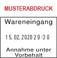 Musterabdruck 925