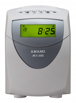 AMANO MX 300 Rechnende Stempeluhr mit  Pausengong NEU mit Garantie 