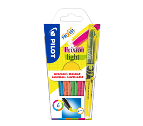Pilot Marker Frixion Light Neon 6-er Etui