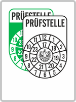 Plakette grün-weiß