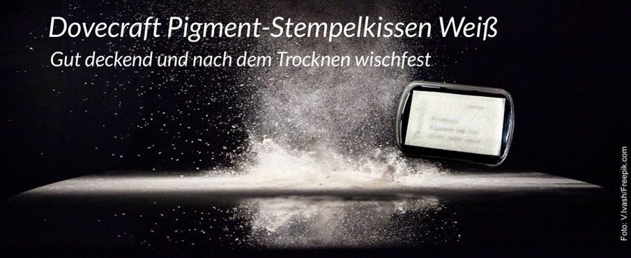 Pigment-Stempelkissen weiss